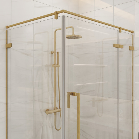 Комплект фурнитуры СП-ГБЗ1 для душевой кабины из стекла